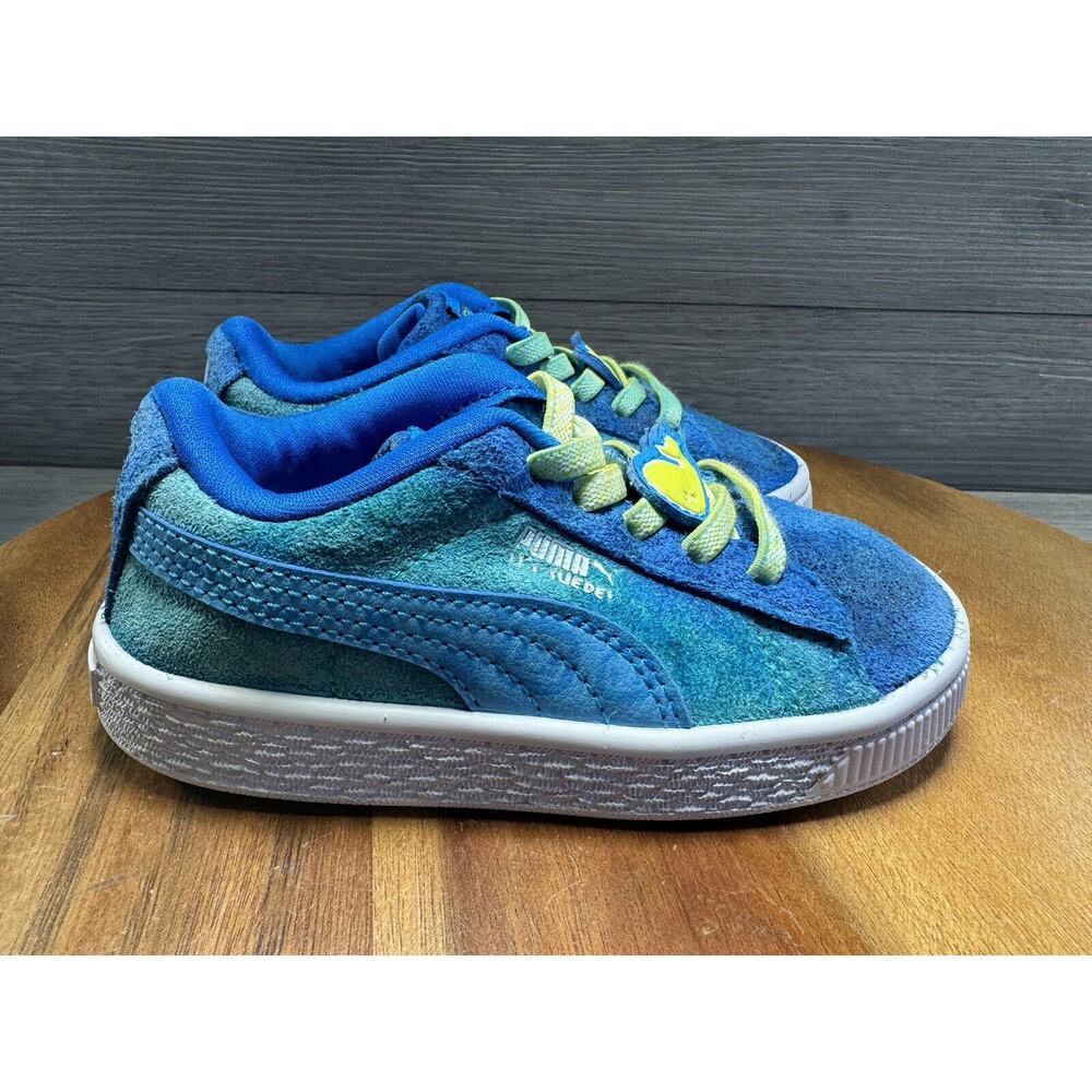 Puma Cocomelon X Suede Slip On Toddler Boys Blue Sneakers Size 8C